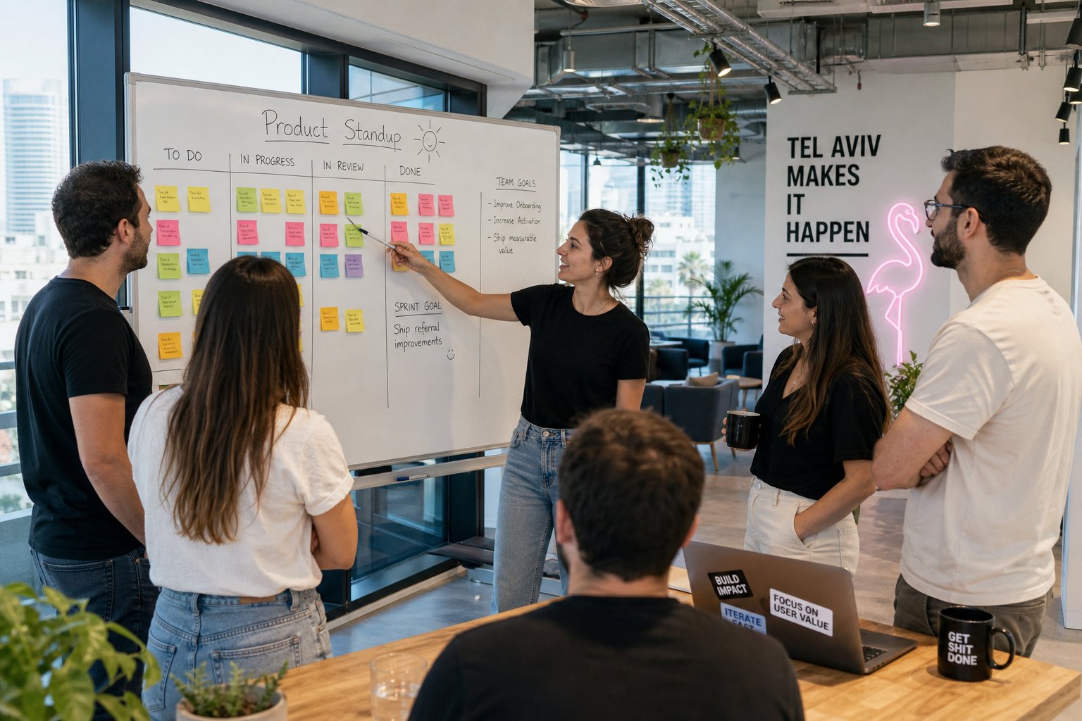 Product team daily standup